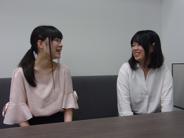 左：野中咲穂さん、右：渡部未咲希さん